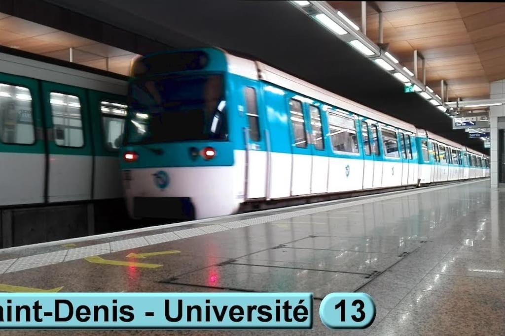 Charmante Studio Ligne 13 Tram 5 Saint Denis Pierrefitte-sur-Seine Eksteriør billede
