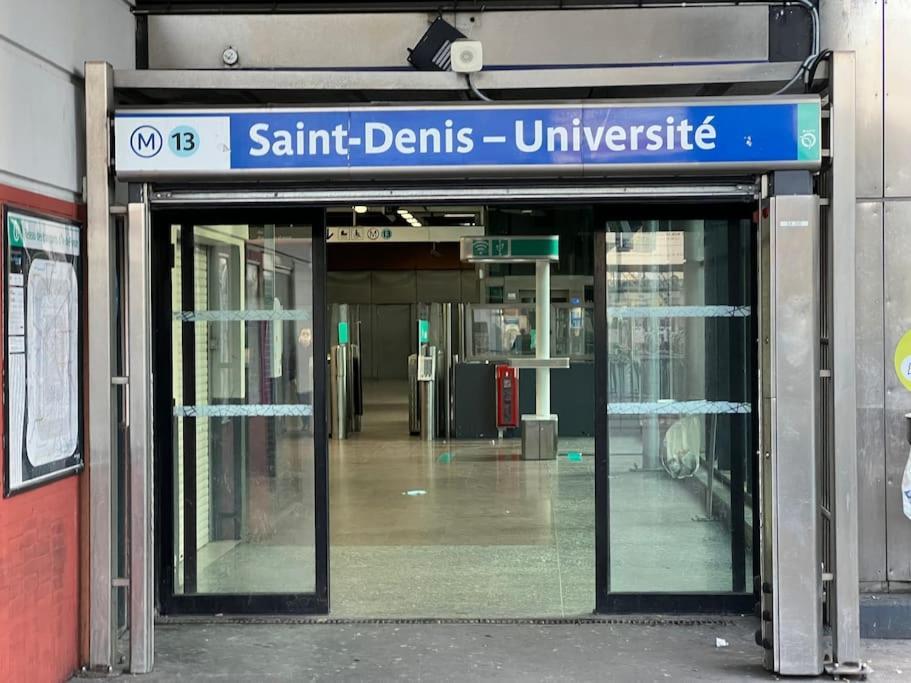 Charmante Studio Ligne 13 Tram 5 Saint Denis Pierrefitte-sur-Seine Eksteriør billede